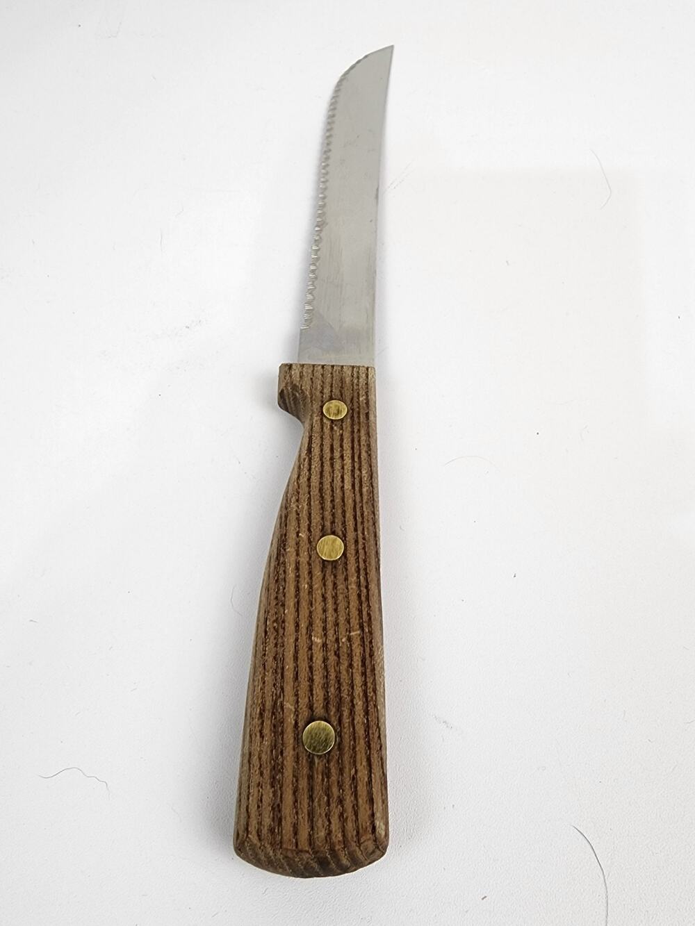 Vtg Old Homestead Slicer Utility Knife Stainless 8” Blade Japan Lifetime Cutlery